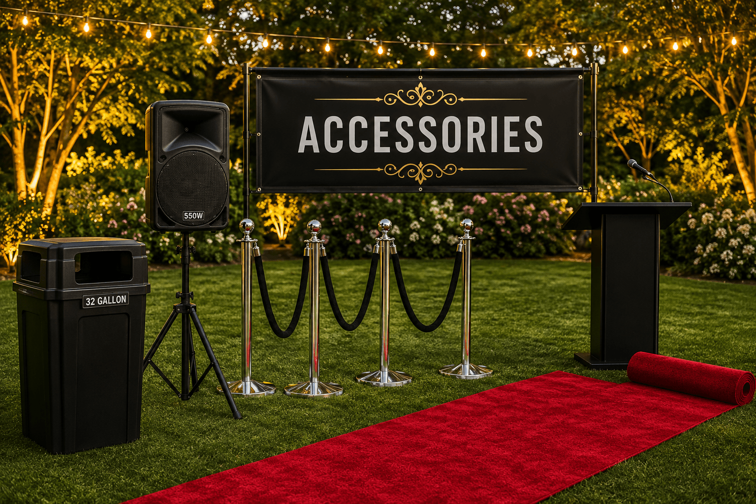 Party Rental Accessories — Greenville, SC